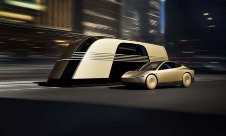 تسلا از روبوون، یک خودروی خودران ۲۰ نفره رونمایی کرد!