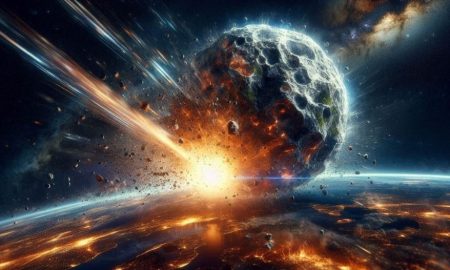 دهانه‌ای به قطر ۵ مایل نشان می‌دهد که برخورد دو سیارک دایناسورها را نابود کرده است!