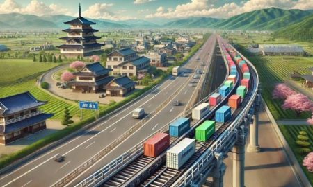 راهاندازی کانوایر 500 کیلومتری برای جایگزین کردن 25000 کامیون در ژاپن!